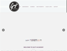 Tablet Screenshot of guysacademy.com